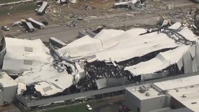 Ogromna fabryka Pfizera zniszczona przez tornado