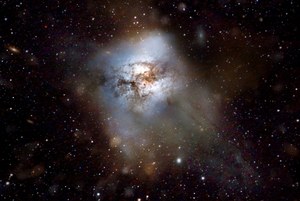 O uriașă coliziune cosmică cu miliarde de ani în urmă.  A crezut că este o galaxie