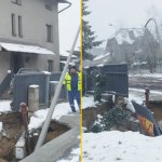 Ogromne zapadlisko w Olkuszu tuż obok domu, ewakuowano mieszkańców 