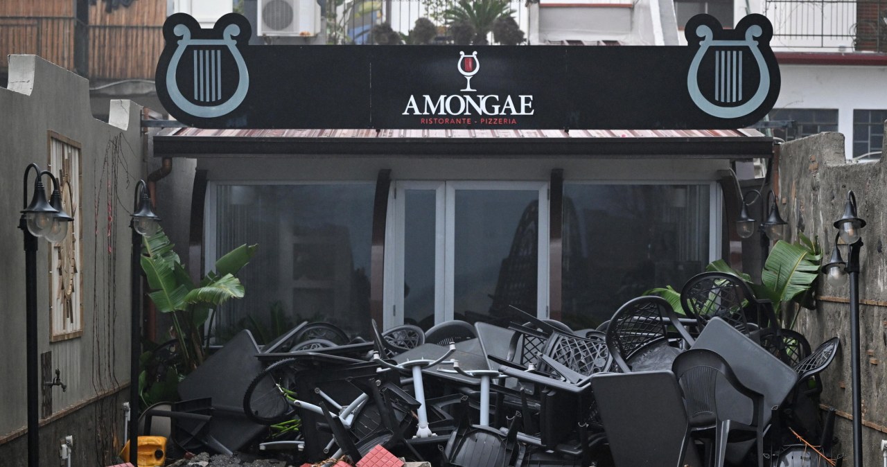 Ogromne zniszczenia na Sycylii po przejściu cyklonu Harry. Galeria