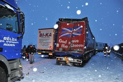 Ogromny karambol na austriackiej autostradzie