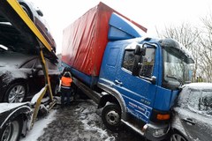 Ogromny karambol na niemieckiej autostradzie