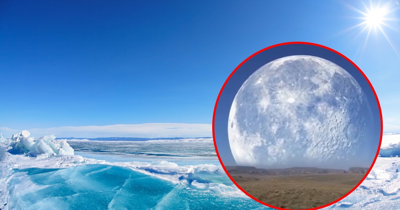 Ogromny księżyc widoczny z Arktyki? Ten film wzbudza kontrowersje /Facebook / Tomasz Didymos /123RF/PICSEL