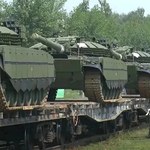 Ogromny transport najnowszych czołgów. Rosjanie odpowiadają