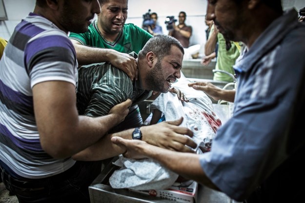 Wstrząsająca relacja z Gazy. Ojciec miał szczątki syna w torbie