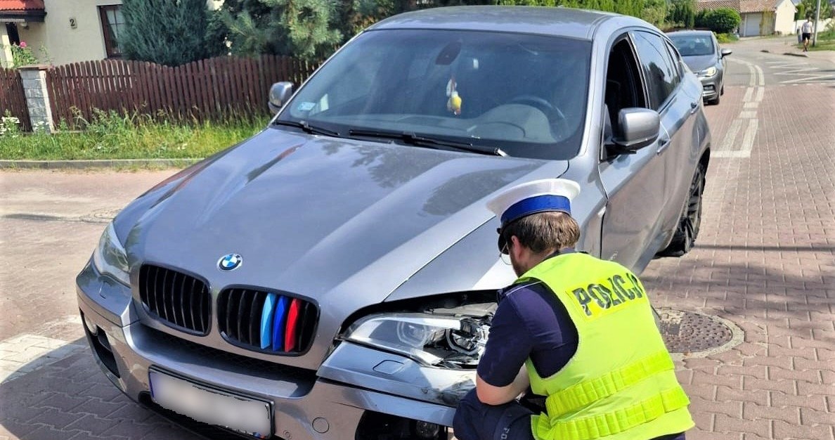 Okazało się, że kierowca BMW miał poważne problemy zdrowotne /Policja