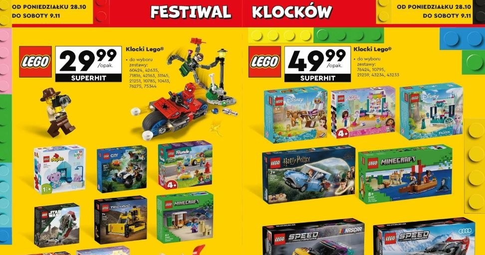 Okazje cenowe na klocki LEGO w Biedronce! /Biedronka /INTERIA.PL