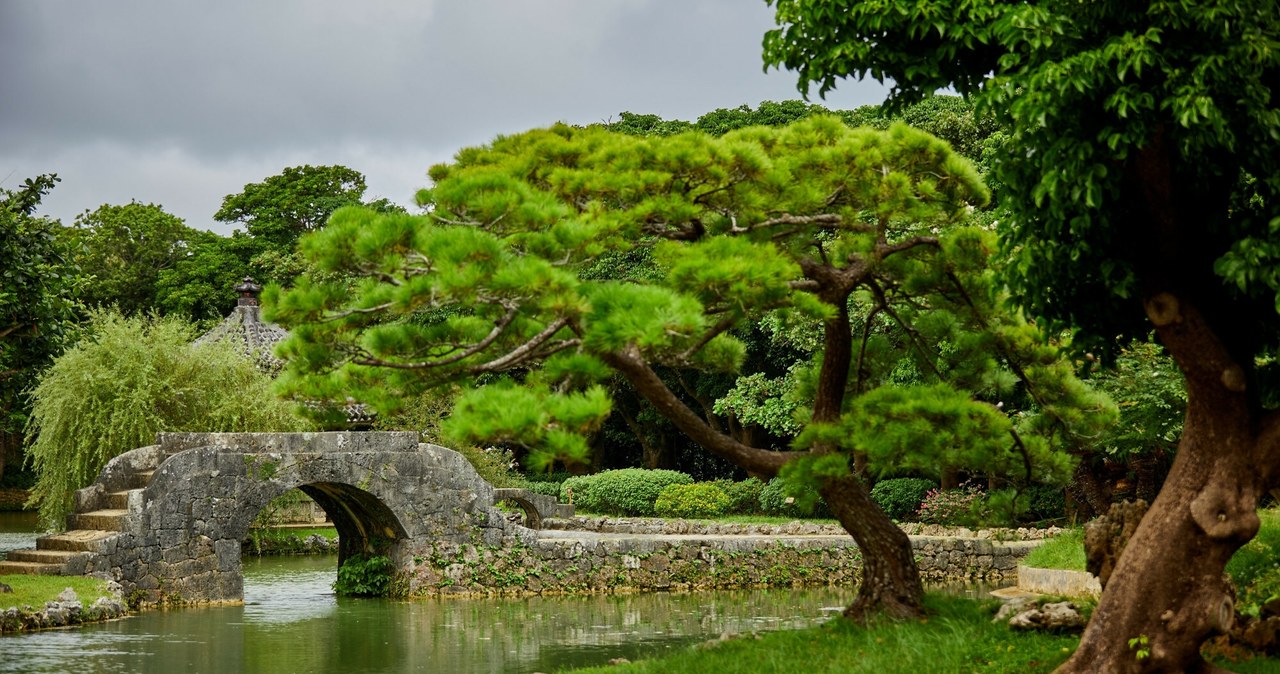 Okinawa to piękna wyspa należąca do Japonii. Ważną rolę pełni na niej turystyka. /Na zdj. Ogród Shikinaen /Fot. Andrzej Stawinski/REPORTER /East News