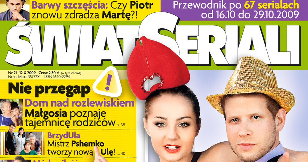 Okładka 21. numeru dwutygodnika "Świat Seriali" /materiały prasowe