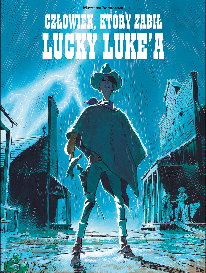 Okładka albumu Człowiek, który zabił Lucky Luke'a /materiały prasowe