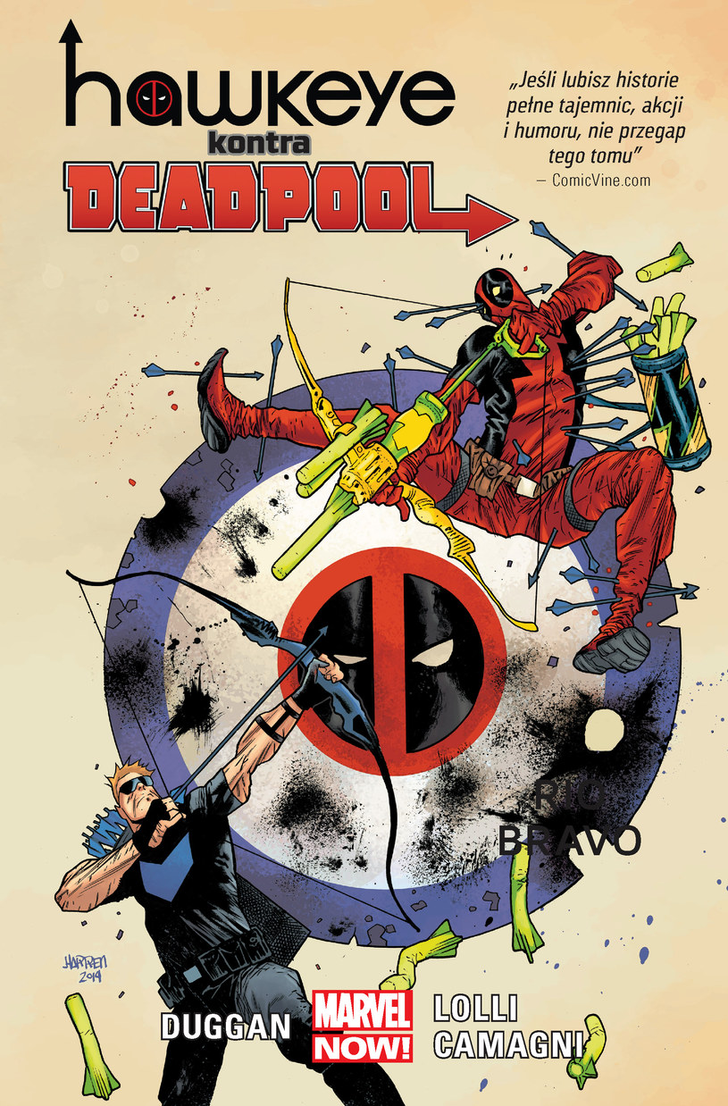 Okładka albumu Hawkeye kontra Deadpool /materiały prasowe