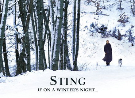 Okładka albumu "If On A Winter's Night" Stinga /