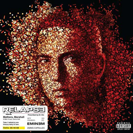Okładka albumu "Relapse" Eminema /
