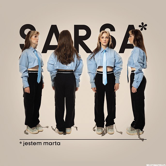 Okładka albumu Sarsy "*jestem marta"
