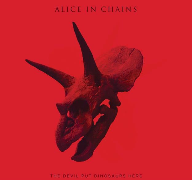 Okładka albumu "The Devil Put Dinosaurs Here" grupy Alice In Chains /