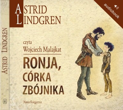 Okładka audiobooka "Ronja, córka zbójnika" /materiały prasowe