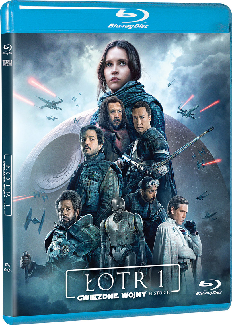 Okładka Blu-ray filmu "Łotr 1. Gwiezdne wojny - historie" /materiały dystrybutora