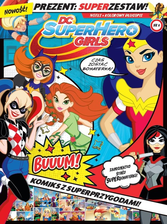 Okładka czasopisma "DC SuperHero Girls" /materiały prasowe