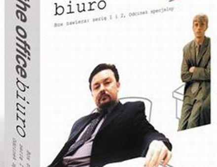 Okładka DVD brytyjskiego serialu "Biuro" /