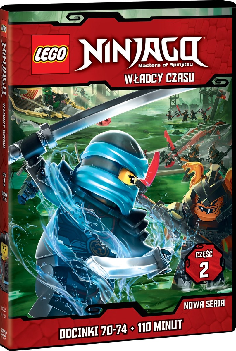 Okładka filmu "LEGO Ninjago: Władcy Czasu, część 2" /materiały prasowe