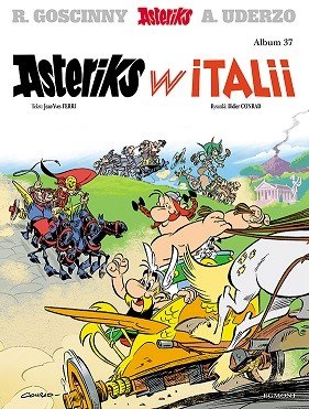 Okładka komiksu "Asterix w Italii" /materiały prasowe