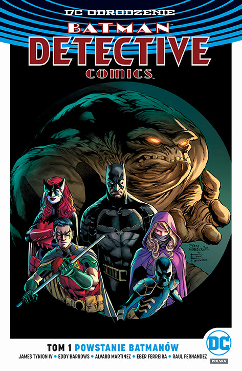 Okładka komiksu "Batman Detective Comics - Powstanie Batmanów" /materiały prasowe