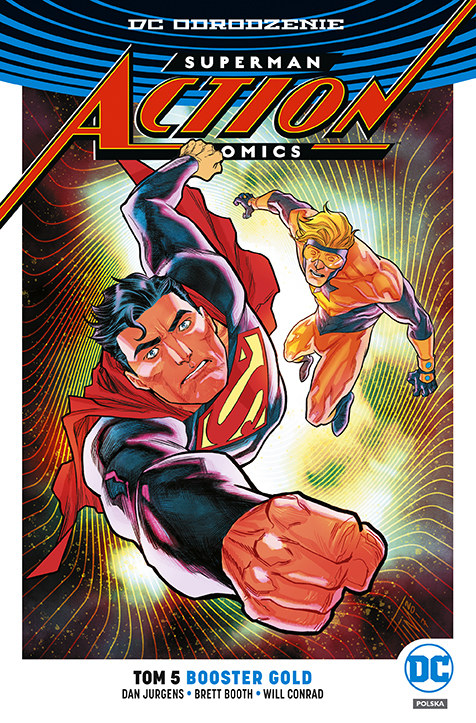 Okładka komiksu "DC Odrodzenie. Superman - Action Comics - Booster Gold, tom 5" /materiały prasowe