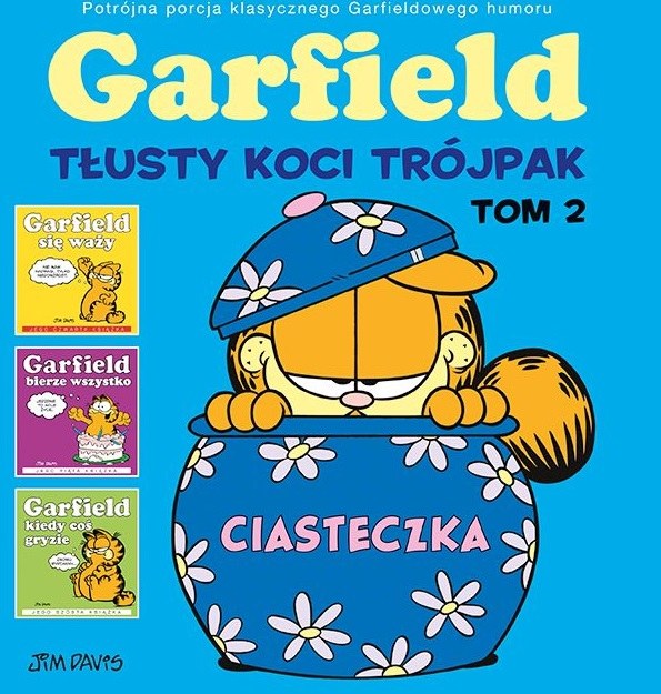 Okładka komiksu "Garfield. Tłusty koci trojpak. Tom 2" /materiały prasowe