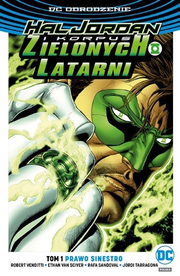 Okładka komiksu "Hal Jordan i Korpus Zielonych Latarni - Prawo Sinestro, tom 1" /materiały prasowe