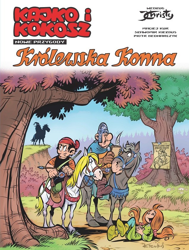 Okładka komiksu "Kajko i Kokosz. Królewska Konna" /materiały prasowe
