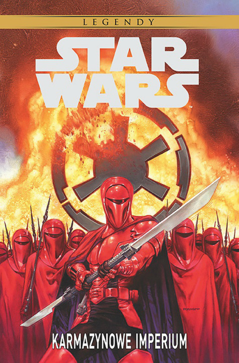 Okładka komiksu "Karmazynowe Imperium" z cyklu Star Wars Legendy /materiały prasowe
