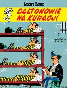 Okładka komiksu "Lucky Luke - Daltonowie na kuracji, tom 44" /materiały prasowe