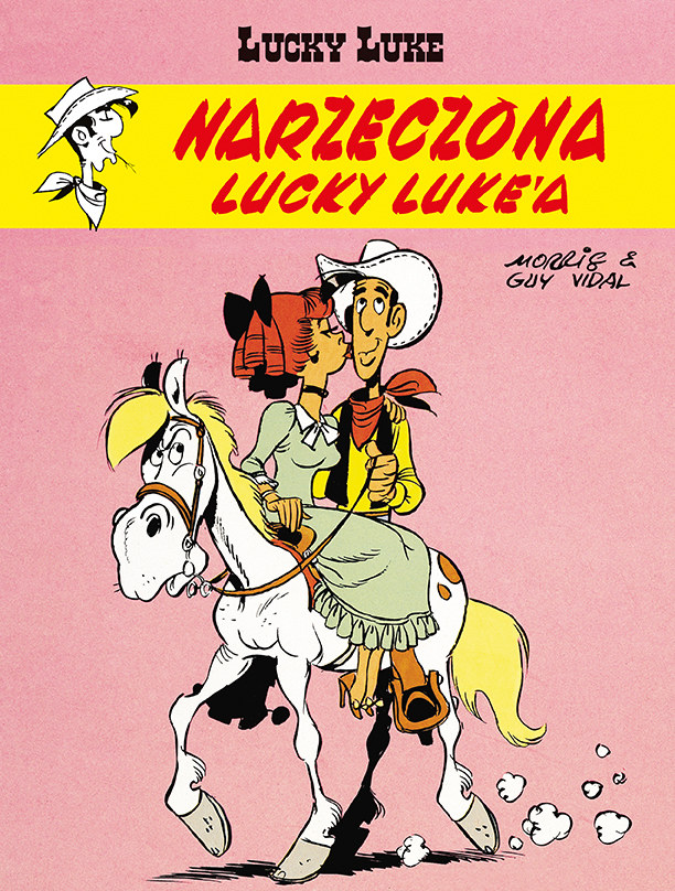 Okładka komiksu "Lucky Luke. Narzeczona Lucky Luke’a, tom 54" /materiały prasowe