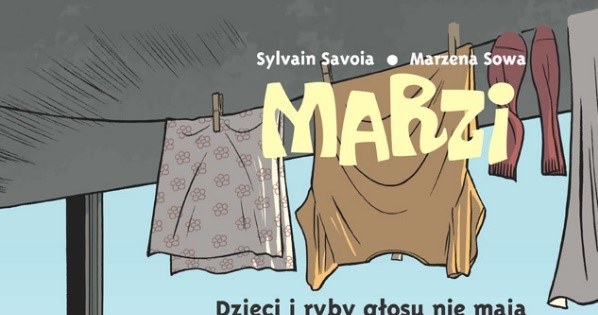 Okładka komiksu "Marzi. Dzieci i ryby głosu nie mają, tom 1" /materiały prasowe