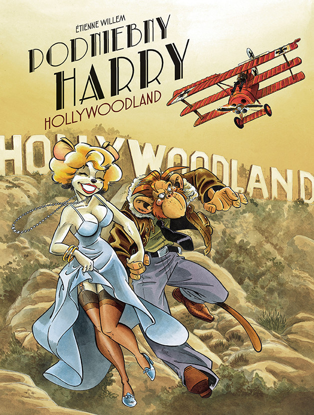 Okładka komiksu "Podniebny Harry 2. Holywoodland, tom 2" /materiały prasowe