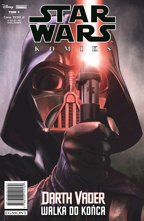 Okładka komiksu "Star Wars Komiks. Star Wars - Darth Vader. Walka do końca, 1/2019" /materiały prasowe