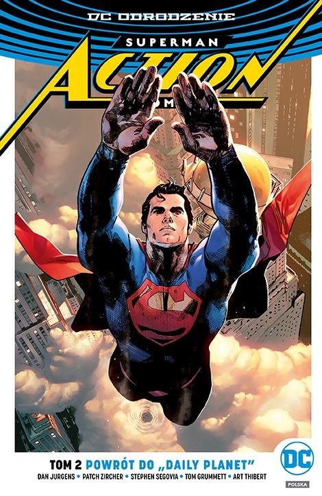 Okładka komiksu "Superman Action Comics - Powrót do "Daily Planet"" /materiały prasowe