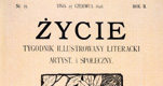 Okładka krakowskiego tygodnika literackiego ?Życie?, 1898 /Encyklopedia Internautica
