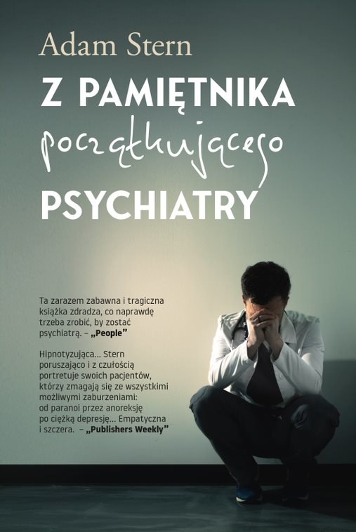 Okładka książki Adama Sterna "Z pamiętnika początkującego psychiatry", Insignis /materiały prasowe