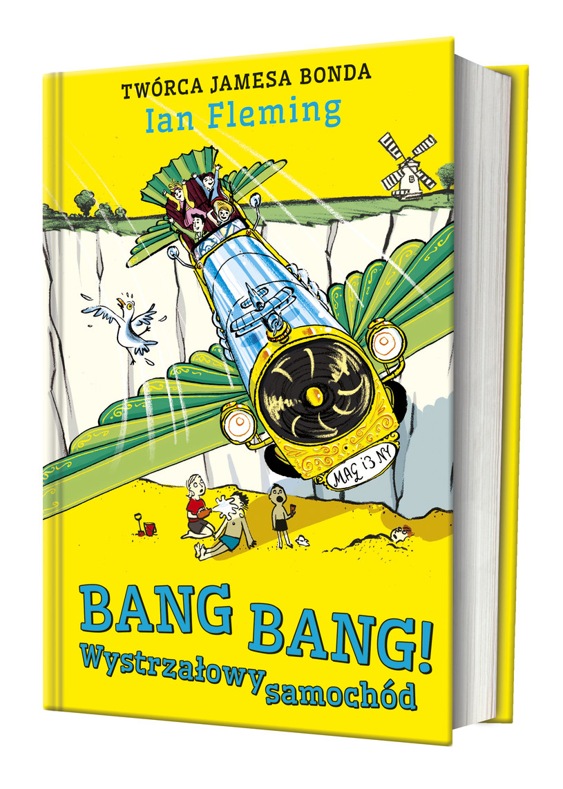 Okładka książki "Bang Bang. Wystrzałowy samochód" /materiały prasowe