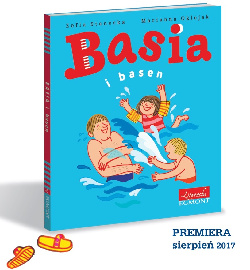 Okładka książki "Basia i basen" /materiały prasowe
