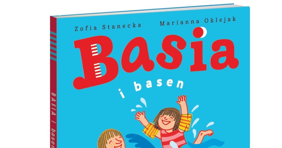 Okładka książki "Basia i basen" /materiały prasowe