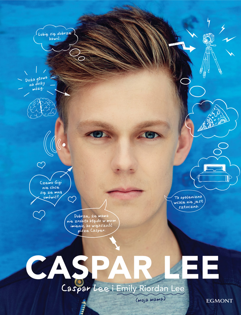 Okładka książki "Caspar Lee" /materiały prasowe