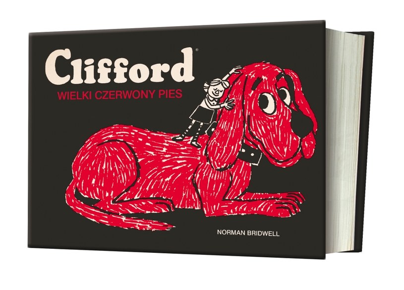 Okładka książki "Clifford. Wielki czerwony pies" /materiały prasowe