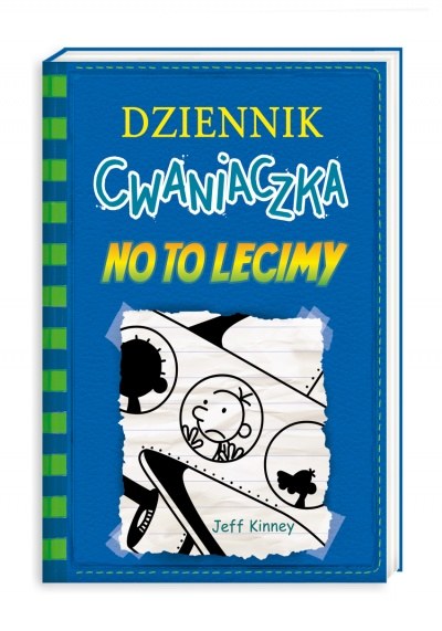 Okładka książki "Dziennik Cwaniaczka - No to lecimy" /materiały prasowe
