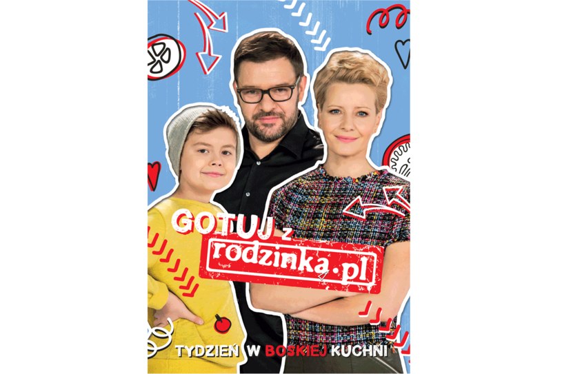 Okładka książki "Gotuj z rodzinka.pl. Tydzień w boskiej kuchni" /Styl.pl/materiały prasowe