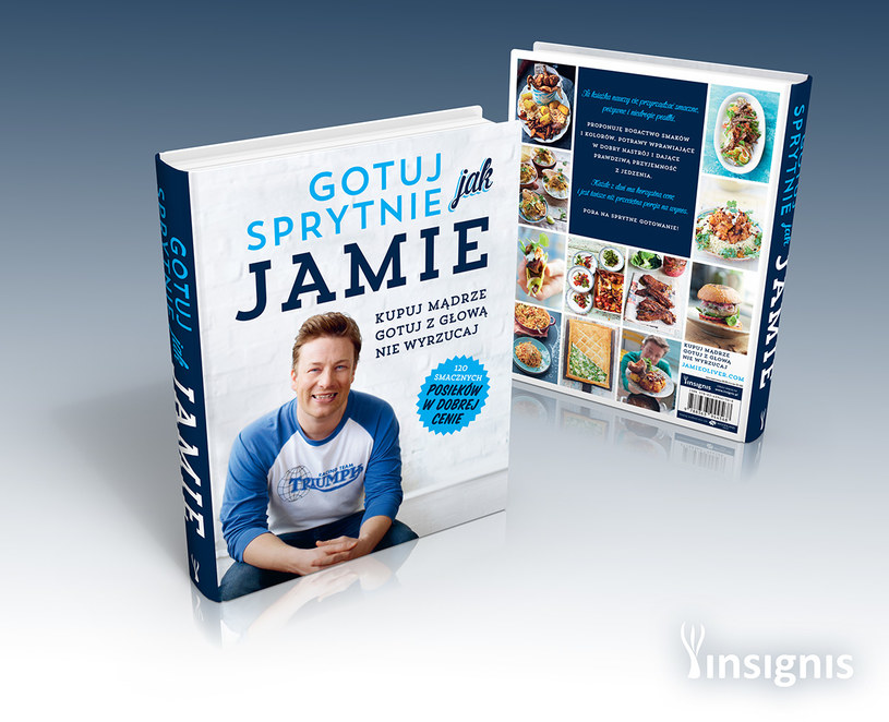 Okładka książki Jamiego Olivera "Gotuj sprytnie jak Jamie" /materiały prasowe