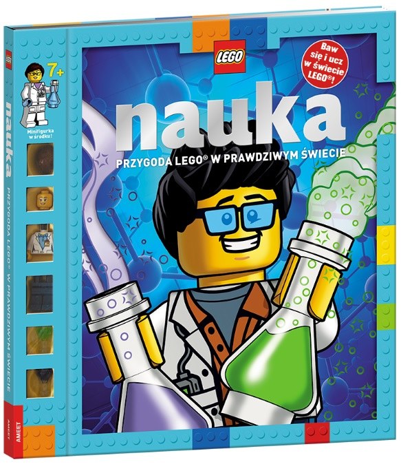 Okładka książki "LEGO. Nauka. Przygoda LEGO w prawdziwym świecie" /materiały prasowe