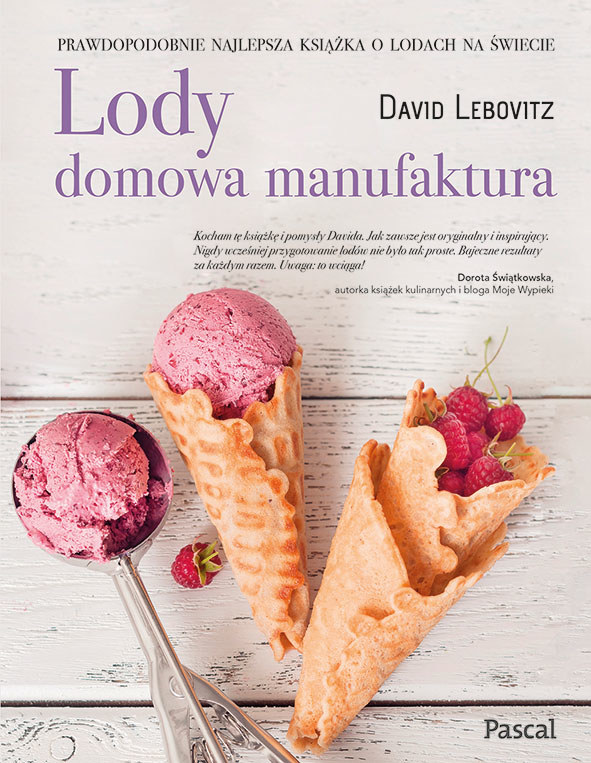 Okładka książki "Lody. Domowa manufaktura" Davida Lebovitza /materiały prasowe