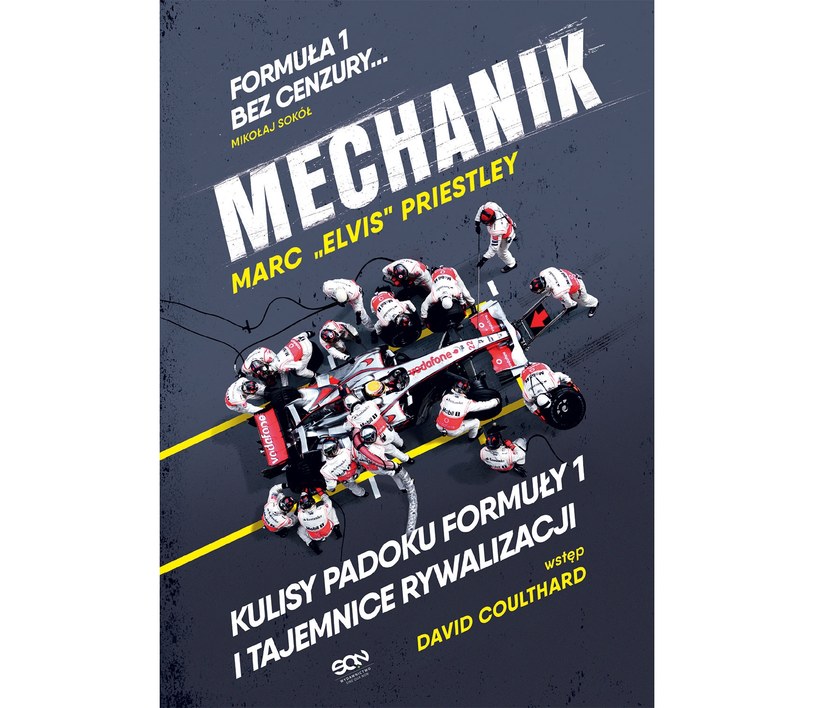 Okładka książki "Mechanik" /Wydawnictwo SQN